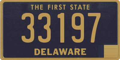 DE license plate 33197