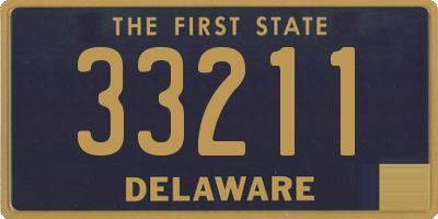 DE license plate 33211