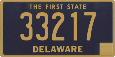 DE license plate 33217