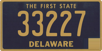 DE license plate 33227