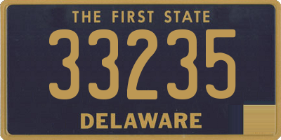 DE license plate 33235