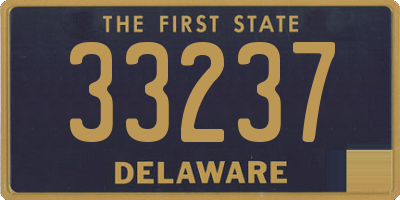 DE license plate 33237