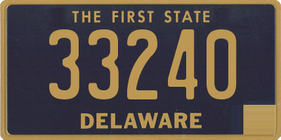 DE license plate 33240