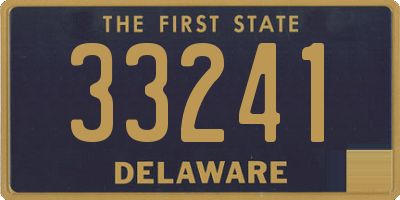 DE license plate 33241