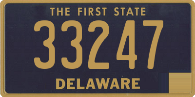 DE license plate 33247