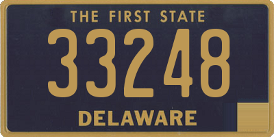 DE license plate 33248