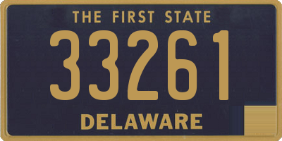 DE license plate 33261