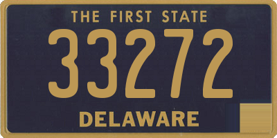 DE license plate 33272