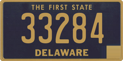 DE license plate 33284