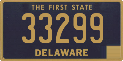 DE license plate 33299