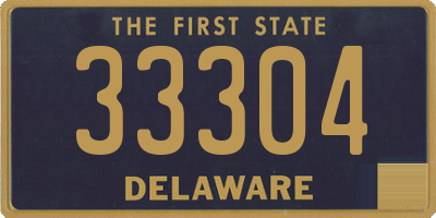 DE license plate 33304