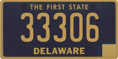 DE license plate 33306