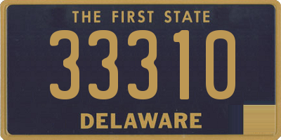 DE license plate 33310