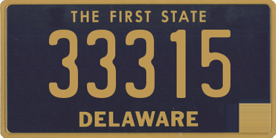 DE license plate 33315