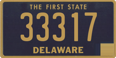 DE license plate 33317