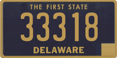 DE license plate 33318