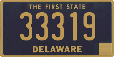 DE license plate 33319