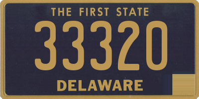 DE license plate 33320