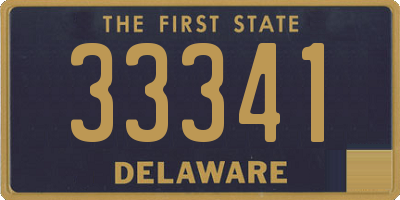 DE license plate 33341