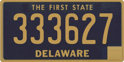 DE license plate 333627