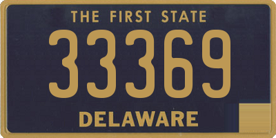 DE license plate 33369