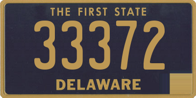 DE license plate 33372