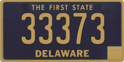 DE license plate 33373