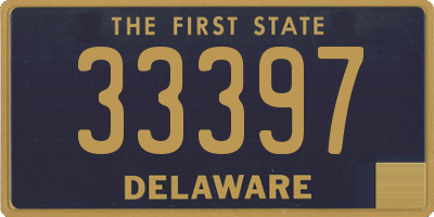 DE license plate 33397