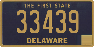 DE license plate 33439