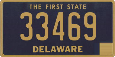 DE license plate 33469