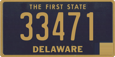 DE license plate 33471