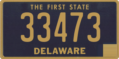 DE license plate 33473