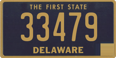 DE license plate 33479