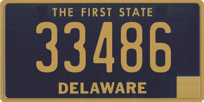 DE license plate 33486