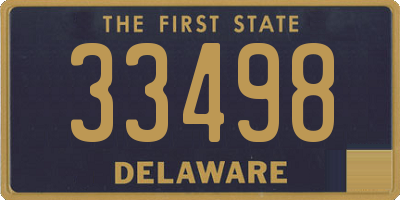 DE license plate 33498