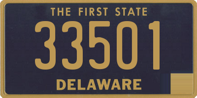 DE license plate 33501