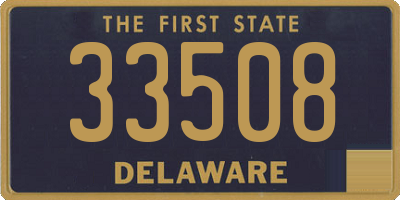 DE license plate 33508