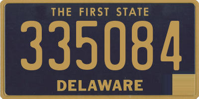 DE license plate 335084