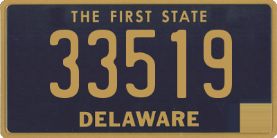 DE license plate 33519