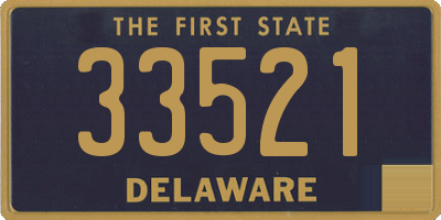 DE license plate 33521