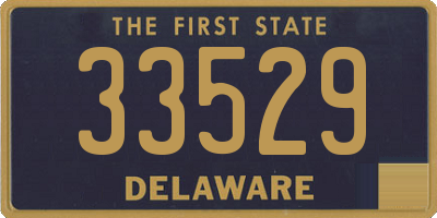 DE license plate 33529