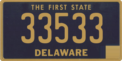 DE license plate 33533