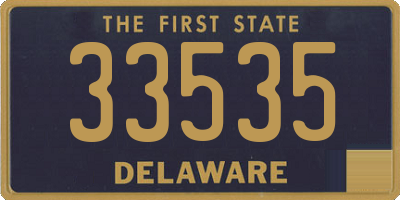 DE license plate 33535