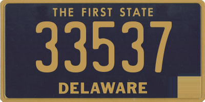 DE license plate 33537