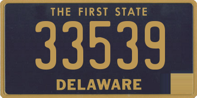 DE license plate 33539