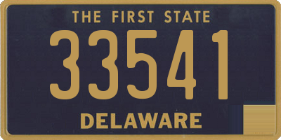 DE license plate 33541