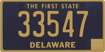 DE license plate 33547