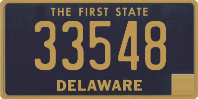 DE license plate 33548