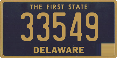 DE license plate 33549