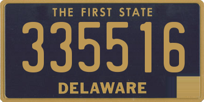 DE license plate 335516